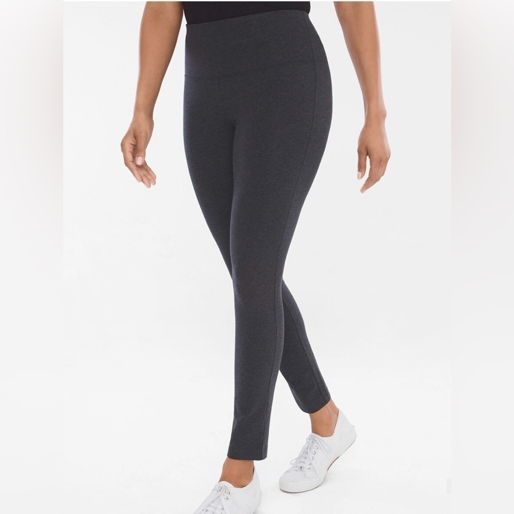 Chico’s Zenergy So Slimming Grey Ankle Leggings Size 4/6, Chico’s Size 0